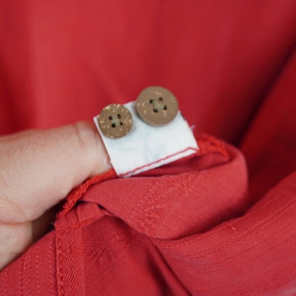 Tommy Bahama Mens Size XL Silk Linen Embroidered Front Button Casual Summer Shir - Picture 7 of 9